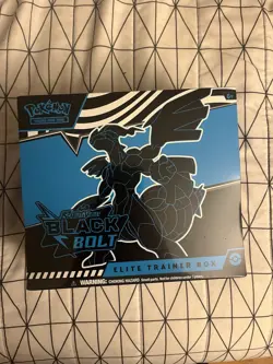 Pokemon TCG Scarlet & Violet Black Bolt Elite Trainer Box Sealed Brand New - Image 1