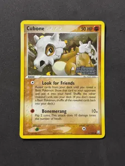 Pokemon TCG Cubone 51/109 Reverse Holo Team Rocket Returns 2004 Stamped NM swirl - Image 2