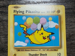 POKEMON NON HOLO FLYING PIKACHU 110/108 RARE EVOLUTIONS + NEW ARCEUS SLEEVE LP - Image 2