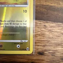 Pokemon TCG Pikachu 71/99 Arceus Reverse Holo - NM - Image 4