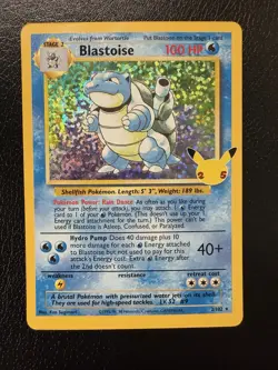 Blastoise 2/102 Classic Collection Celebrations: Classic Collection Pokemon NM - Image 1