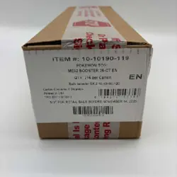 Pokemon TCG Mega Evolution Phantasmal Flames Booster 6-Box Case SEALED - Image 1