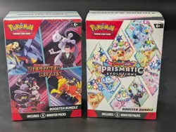 Pokemon Prismatic Evolutions & destined Rivals Booster Bundle lot NEW Sealed. - Image 1
