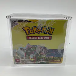 Pokemon TCG Sword & Shield Evolving Skies Booster Box w/Acrylic - Image 1