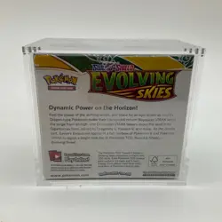 Pokemon TCG Sword & Shield Evolving Skies Booster Box w/Acrylic - Image 3