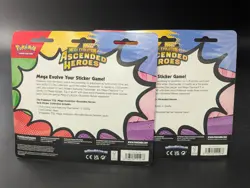 Pokemon Ascended Heroes Tech Sticker Collection Charmander Gastly Set 6 Packs - Image 3