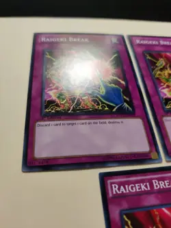 3x Raigeki Break YS11-EN037 Common 1st Edition VLP - Image 3