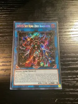 Yugioh D/D/D Sky King Zeus Ragnarok DOOD-EN049 Secret Rare 1st Edition NM - Image 1