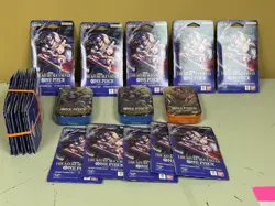 One Piece Lot Mini Tins OP-13 & OP-14 Sleeved Packs Factory Sealed 20 packs - Image 1