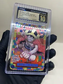 CGC 10 Pristine One Piece Monkey.D.Luffy #P-110 One Piece Day Promo “LEGO LUFFY” - Image 3