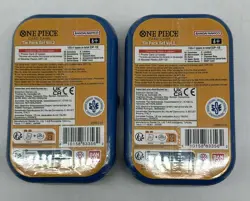 Lot of (2) One Piece TCG Tin Pack Set Vol.2 SABO Mini Tins SEALED - Image 2