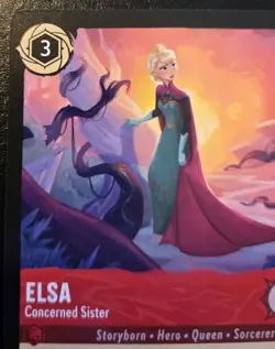 Elsa - Concerned Sister 125/204 Uncommon Winterspell Disney Lorcana TCG - Image 2