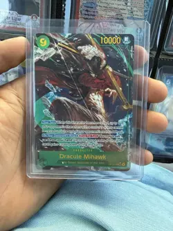 OP14-119 Dracule Mihawk FOIL SEC Alt Art One Piece TCG English Card NM - Image 1