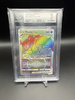 BGS 9 Mawile VSTAR 200/195 – Silver Tempest Rainbow Secret Rare Pokemon Card - Image 1