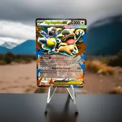 Pokemon TCG - Mega Kangaskhan EX - 104/132 - ME01: Mega Evolution MEG Card NM/M+ - Image 1