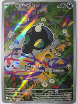 Pokemon TCG Shroodle Mega Evolution Full Art Secret Rare Card 149/132 - Image 1