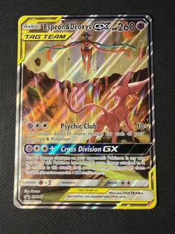 Espeon & Deoxys GX SM240 Pokemon Jumbo Oversized Card (33) - Image 1