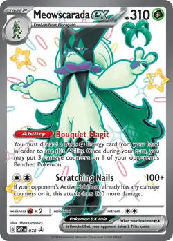 Meowscarada ex - 078 Promo Pokemon Jumbo Oversized Card - Image 1