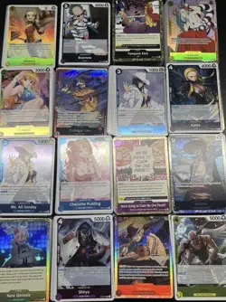 One Piece TCG x500 + Cards BULK LOT | 500 Holographic Rares NM ENGLISH - Image 1
