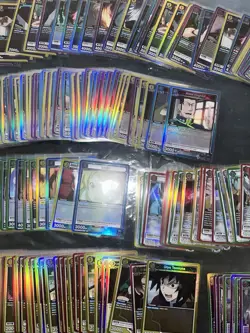 Union Arena holo foil cards lot of 220+ cards - Image 3