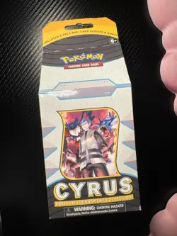 Pokemon Cyrus Premium Tournament Collection Box Boss's Orders Foil 65 Cards - Image 1