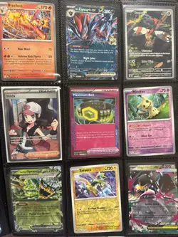Huge Pokemon Card Collection Binder 180 Ex, SIR, IR, Megas, Reverse Holo… Read - Image 3
