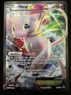 Pokemon Mew EX Black Star Promo TCG Card XY126 Lightly Played Condition - Image 1