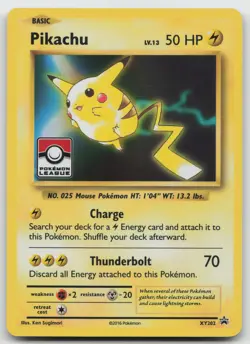 Pikachu - (Pokemon League) Promo Holofoil League & Championship Cards XY202 LP - Image 1