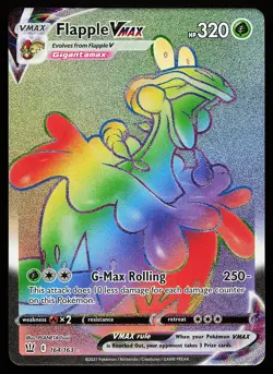 Flapple VMAX 164/163 Secret Rare Battle Styles Pokemon Card - Image 1