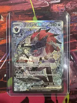 Pokemon TCG 3 Holo EX Cards N's Zoroark 286/217 2025 English - Image 1
