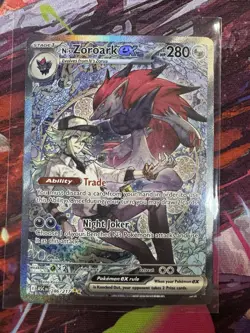 Pokemon TCG 3 Holo EX Cards N's Zoroark 286/217 2025 English - Image 4