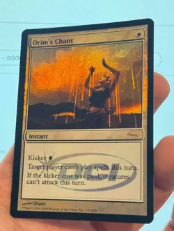1X FOIL JUDGE Orim's Chant NM MTG Magic G08 2008 Gift Promo Commander CEDH EDH - Image 2