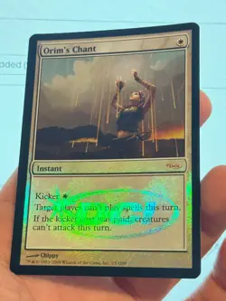 1X FOIL JUDGE Orim's Chant NM MTG Magic G08 2008 Gift Promo Commander CEDH EDH - Image 3
