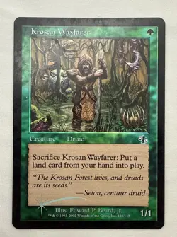 Krosan Wayfarer x1 *FOIL* MTG Judgment 1x Magic Good Heavy Play HP - Image 1