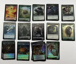 Magic The Gather FOIL Token Bundle 47 Tokens MTG - Image 1