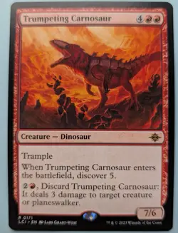 Trumpeting Carnosaur The Lost Caverns of Ixalan Regular - Image 1