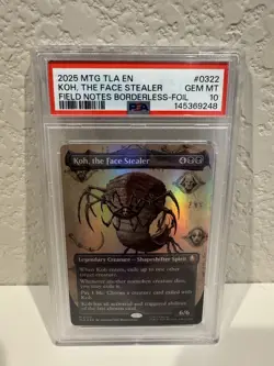 PSA 10 Koh, The Face Stealer (Borderless Foil) MTG- Avatar The Last Airbender - Image 1