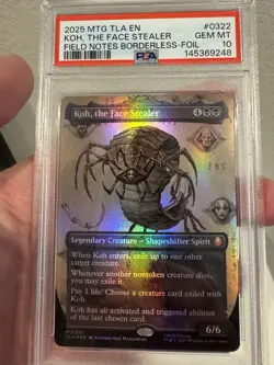 PSA 10 Koh, The Face Stealer (Borderless Foil) MTG- Avatar The Last Airbender - Image 2