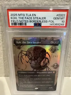 PSA 10 Koh, The Face Stealer (Borderless Foil) MTG- Avatar The Last Airbender - Image 4