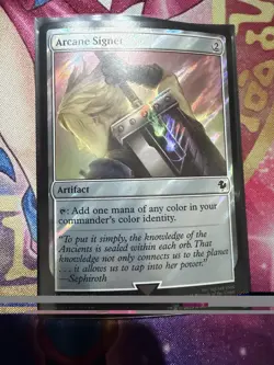 Arcane Signet 333 Surge FOIL FINAL FANTASY VII FFVII Magic the Gathering MTG LP - Image 1