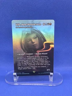 Magic the Gathering Final Fantasy Kuja Mage Manufacturer 0052 Showcase Foil NM - Image 1