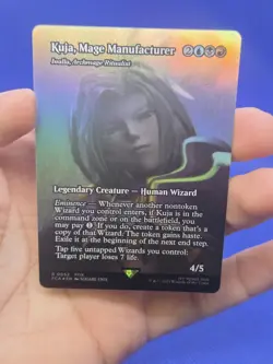 Magic the Gathering Final Fantasy Kuja Mage Manufacturer 0052 Showcase Foil NM - Image 2