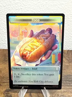 Food Robot Double-Sided Token Marvel's Spider-Man Foil - Image 1