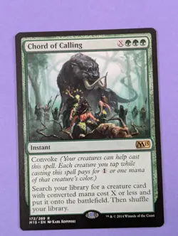 MTG Magic The Gathering: Magic 2015: Chord of Calling Rare #172/269 - NM - Image 1