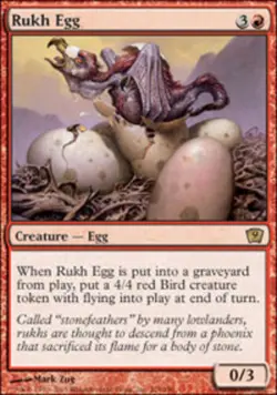 Rukh Egg - Foil LP, English MTG 9th Edition - Image 1