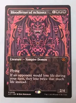 Bloodletter of Aclazotz (Borderless) MTG The Lost Caverns of Ixalan Regular, MTG - Image 1