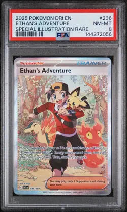Ethan'S Adventure Special Illustration Rare Pokemon Dri En-Destined Rivals 236 N - Image 1
