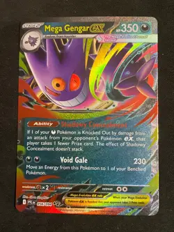 Mega Gengar EX #056/094 Phantasmal Flames Pokemon 2025 NM - Image 1