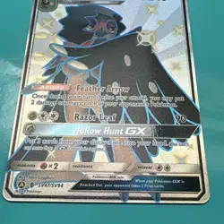 Pokemon TCG Decidueye GX SV47/SV94 Hidden Fates Shiny English Full Art 2019 - Image 2