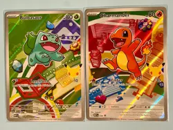 Pokemon TCG First Partner Illustration Collection Series 1 Kanto GEN 1 Starters - Image 1